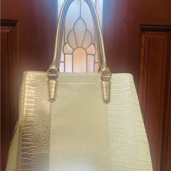 New Authentic Brahmin  Alice Carry all in Rose gold Bag - Picture 2 of 8